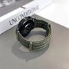 Bracelet en Nylon 18mm 20mm 22mm pour Samsung Galaxy Watch 7 6 5 4 Classic 5Pro Active Bracelet en Silicone pour Huawei Watch 5 GT5 Pro 46mm