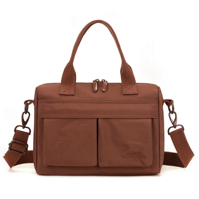 New Nylon Anti-splashing Handbag Single Shoulder Crossbody Women's Multi-compartment Cloth Bag