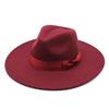 2021 Woolen Eaves Jazz Top Hat Men And Women'S Casual Peach Heart Top Big Edge Jazz Hat