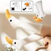 Niedliche Cartoon-Socken mit Tier-Ente und Gans, für Damen, wadenlang, lustig, lässig, Crew-Socken für alle Jahreszeiten