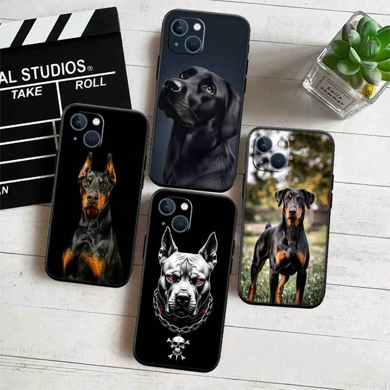 Rottweiler Doberman Guard Dog Phone Case for Xiaomi Poco C40 C51 C50 C55 C65 C71 C75 C85 F8 F7 F6 F5 F3 F2 X7 X6 X4 X3 X2 M7 M6 M5 M4 M3 M2 Pro