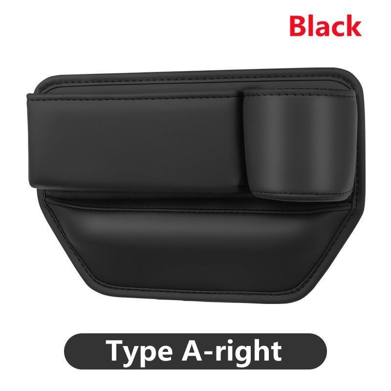 1Pc Leather Car Seat Gap Manager Multifunctional Car Console Side Storage Box
