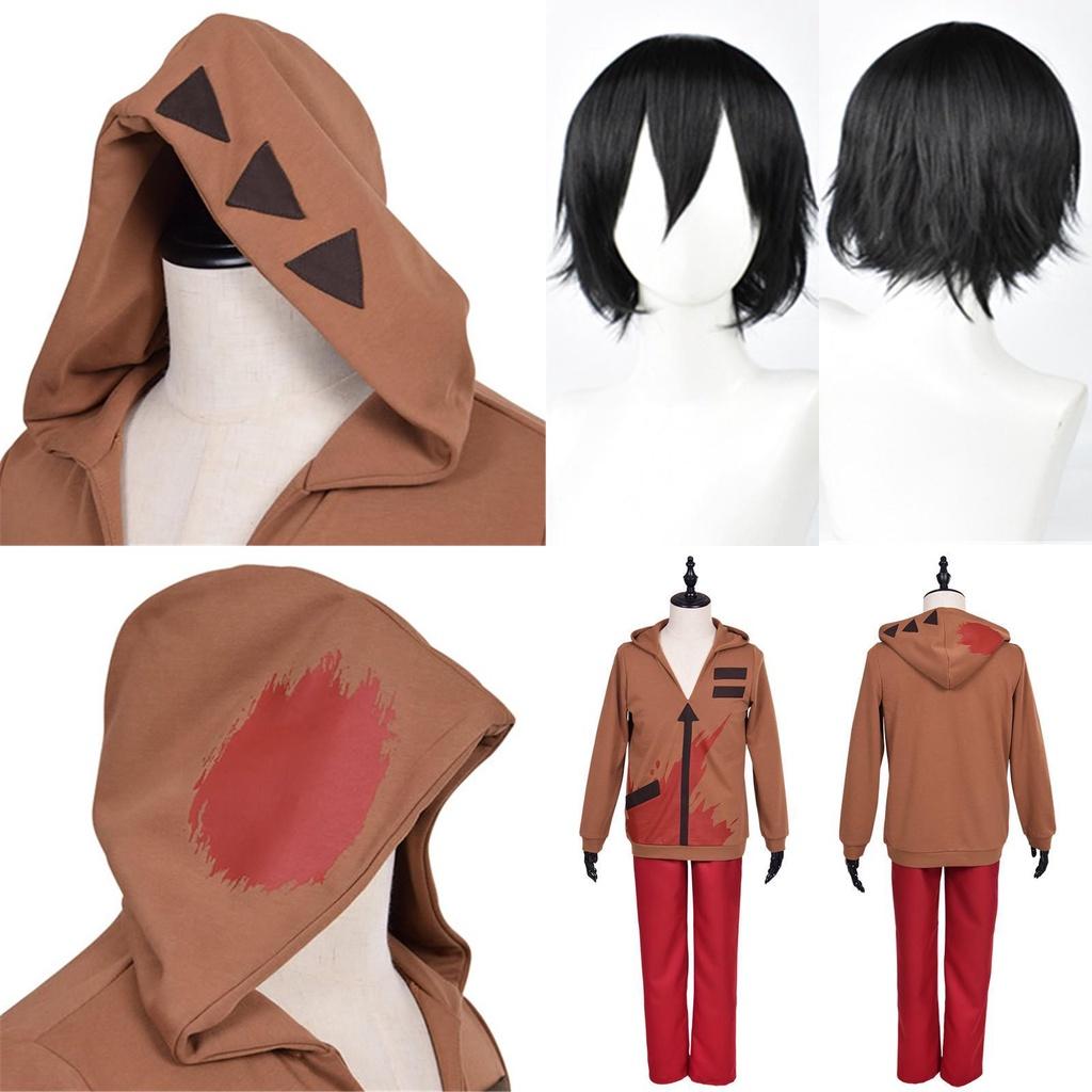 Stilvoller Erwachsene Herren Angels Of Death Isaac Foster Zack Hoodie Jacke Hose Cosplay Kostüm