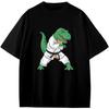 Vintage T-Rex Dinosaur Karate Anime Cartoon Gift Girls Boys Teens T-Shirt