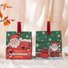 5PCS Xmas Theme Christmas Gift Box Gift Wrapping Christmas Candy Box  Holiday Party