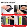 Car Door Diamond Reflective Sticker Body Side Anti-collision Protection Stickers For Opel Astra G J H Insignia Zafira Corsa D C AU7