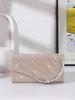 Elegant Pleated Clutch Bag for Socialite Banquets and Wedding Events