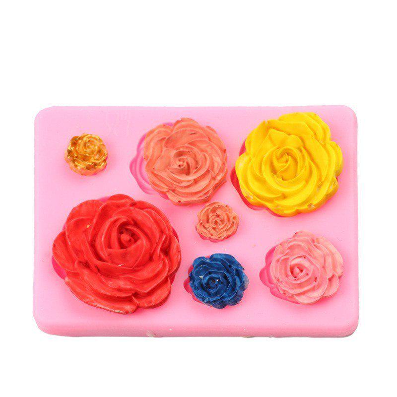 Silicone Molds Baking Rose Flower Shape DIY Fondant Molds Pastry Chocolate Cake Decorating Mold Tool