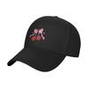 Summer Sweet Bowknot Baseball Cap Cherry Berry Kpop Rock Y2k Cute Print Sun Hip Hop Hats Couple Women Breathable Snapback Cap