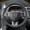 Bpzsw1 Suitable for Dodge Anti-Slip Buckle Segmented Suede Steering Wheel Cover Suitable for Challenger Journey Charger Caliber
