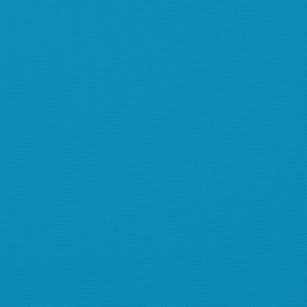 Pallet Cushion Light Blue 120 x 40 x 12 cm Fabric