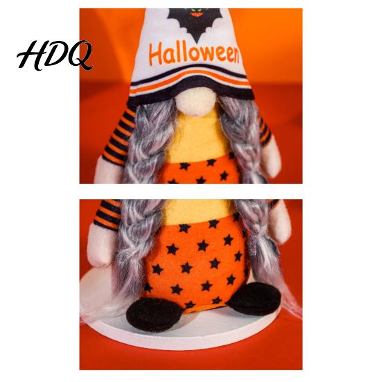 Halloween Holiday Decorations Gnome Decor Rudolph Faceless Doll Figurine for Shelf Table