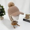 Women's and Men's Daily Angora Pom-pom Earflap Hat