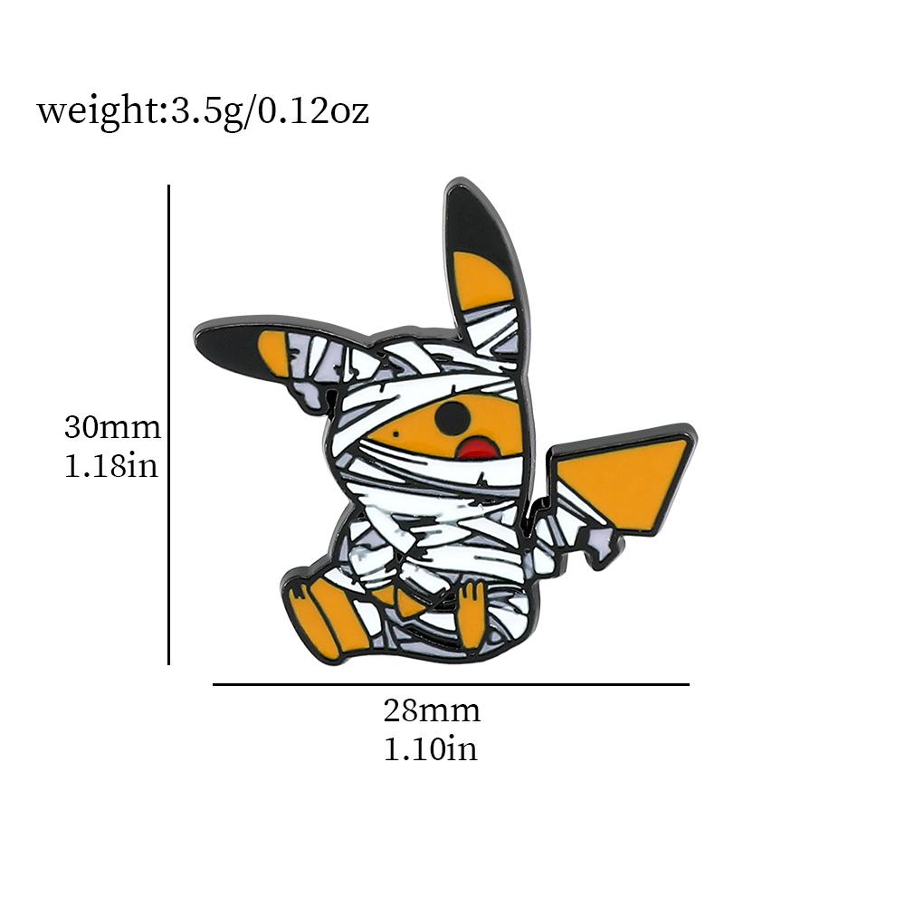 Anime Pokmon Enamel Pins for Backpacks Cute Pikachu Gengar Charmander Brooches Metal Enamel Badges Pins Pokemon Collection Gift