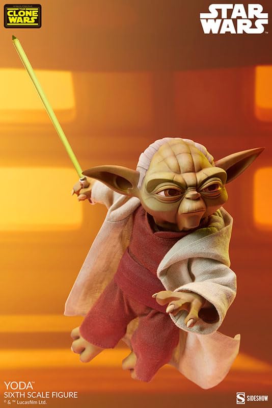 Sideshow Star Wars Scale Order of the Jedi Yoda Clone Wars 1/6 Figure (Star Wars Version)