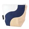 Marimekko Seireeni Cosmetic Pouch, Beige and Dark Blue, 072272 158 [Item]
