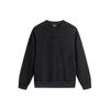 Li Ning Sports Lifestyle Series Solid Color Loose Pullover Sweatshirt Women Sweatshirt Black AWDTC92-4