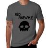 cotton T-Shirt PINEAPPLE shirt t funny man RED shirts t cotton