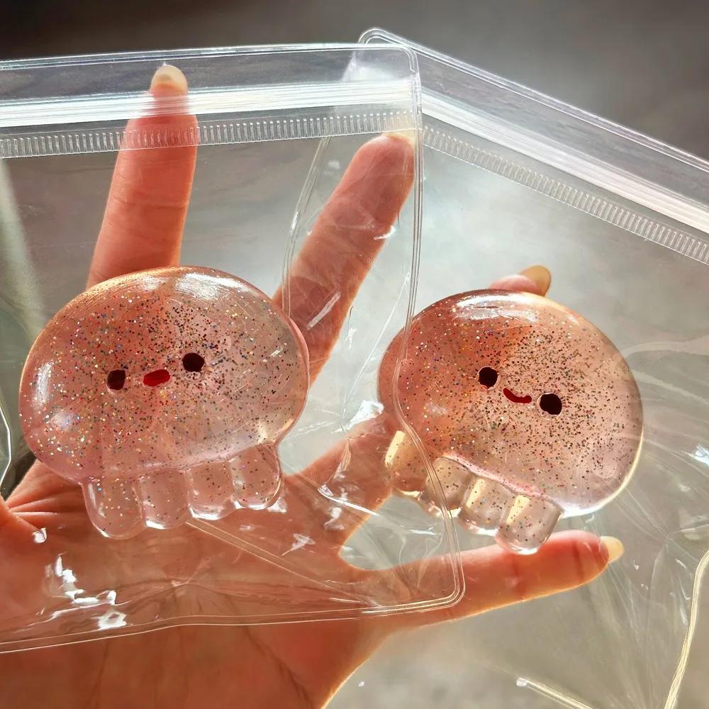 Toys Taba Squishy Jellyfish Kawaii Stress Relieving Sensory Fidget for AnxietyRelaxation Desk Accessory