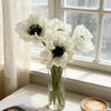 11,8" Künstliche Blume Langer Stiel Realistischer Kunstseide Ranunculus Strauß für Zuhause Küche Hochzeit Dekoration Blumengesteck Frühling Tisch