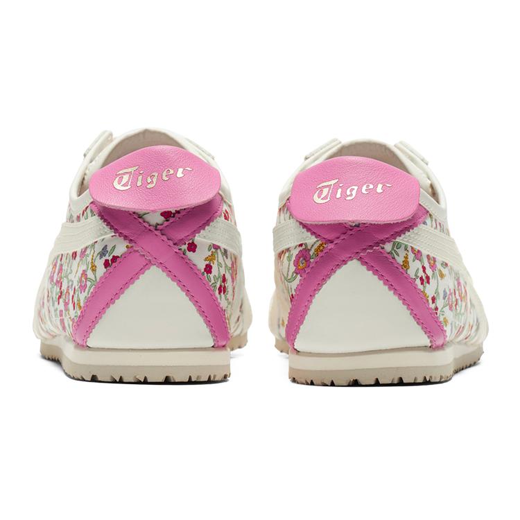 ONITSUKA TIGER Mexico 66 Cream Pink Floral Unisex Sneakers