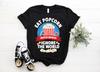 Popcorn Vintage Retro Funny Popcorn Lovers Gift T-Shirt, Film Fans Tee, Go To Movie Theatre Tshirt, Eat Pop Corn, Cinema, Birthday Present,