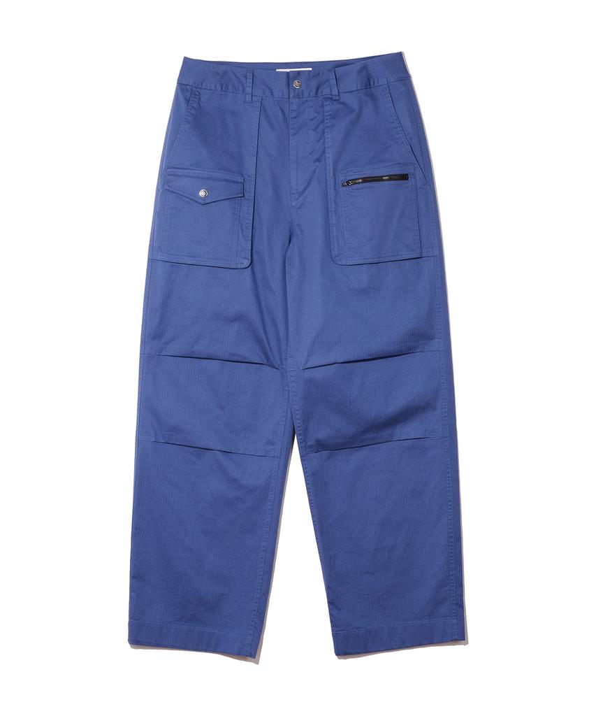 Nontaib Pocket Layered Parachute Pants (Blue)