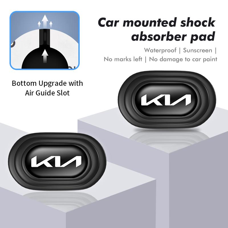 For KIA Silicone Car Door Anti-Collision Gasket Shock Absorber Sticker K5 K2 Optima Soul Spectra Niro Cadenza Sephia Carens ymrjb44