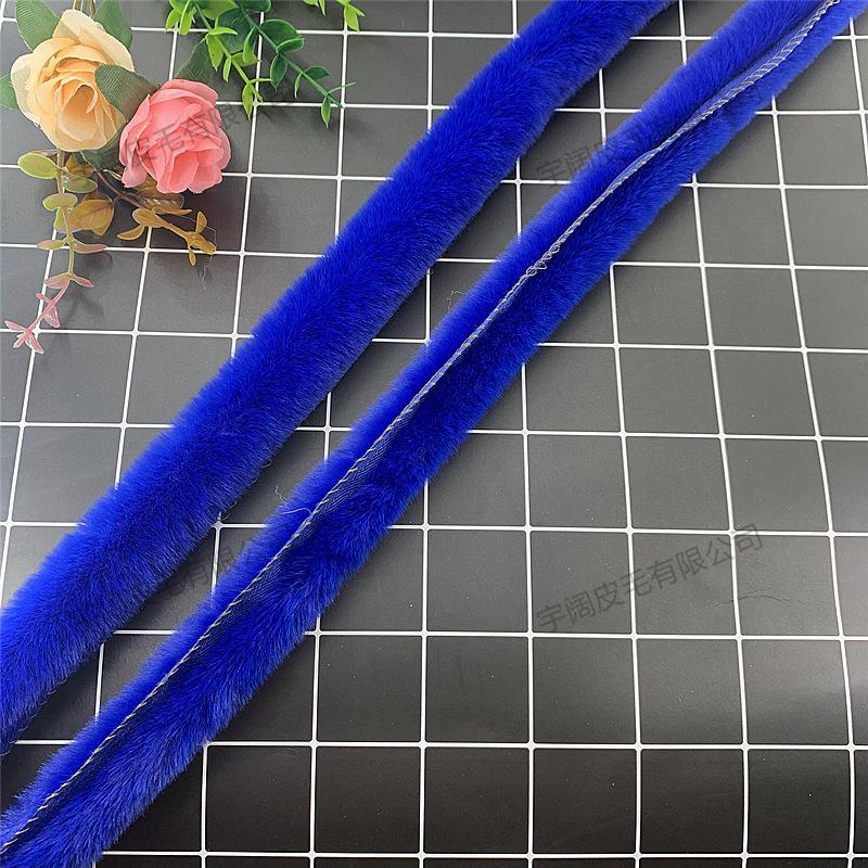 Handmade Imitation Otter Fur Trim for Hanfu Cloak and Apparel Accessories