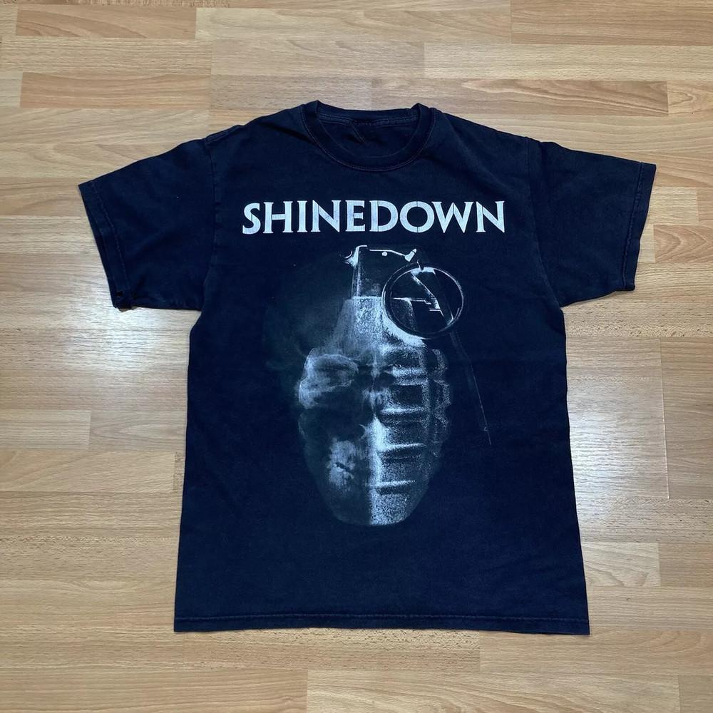 Trend Shinedown Black Short Sleeve Size S-4XL Shirt Unisex Fashion Unisex T-Shirt