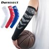 1Pcs Sports Arm Sleeve Silicone Anti Slip High Elastic Compression Sun Protection for Basketball Tennis Cycling Fitness