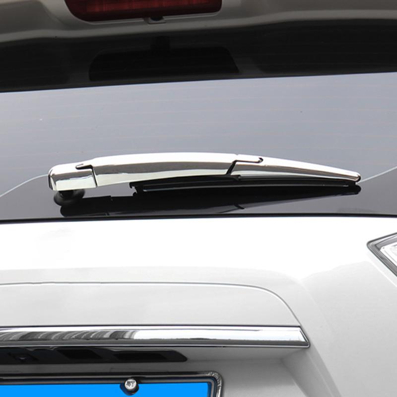 For Nissan Rogue X-Trail T32 2014 2015 2016 2017 2018 Chrome Rear Window Wiper Arm Blade Cover Trim Overlay Nozzle Molding