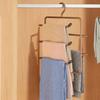 Iron Multi-Layer Trouser Racks Hanging Scarf Tie Rack Multi-functional Pants Hangers  for Home