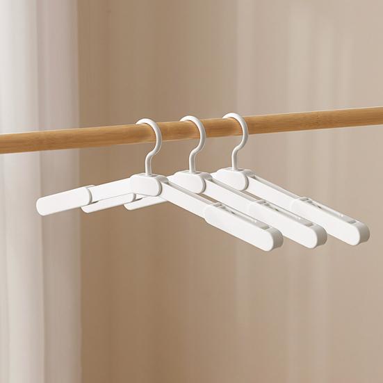Foldable Travel Hanger with Clips Portable Clothes Hangers Collapsible Space-Saving Hangers for Cruise Vacation