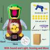 Two-Man Match Competition Shooting Beat Me Duck Toys Air-powered Gun Soft Bullet Ball Electronic Scoring Battle Games Toys Gifts