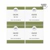 HAPPY BATH Original Collection Olive Soap 90g X 4 (WB6BF18)