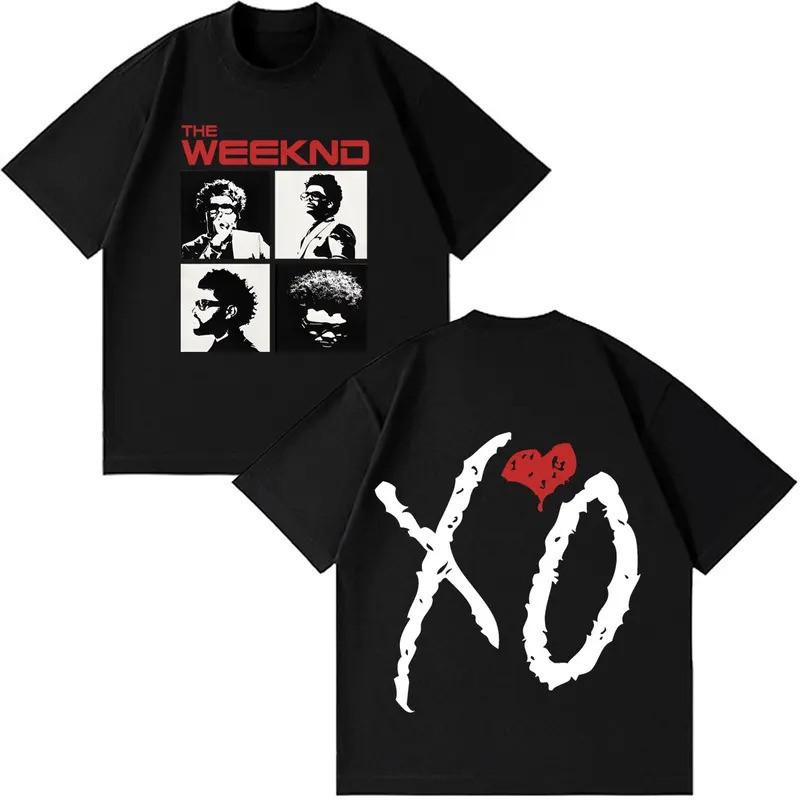 Weeknd After Hours Til Dawn Tour 2026 Graphic Tee Mens Streetwear Cotton T-Shirt Short Sleeve Casual