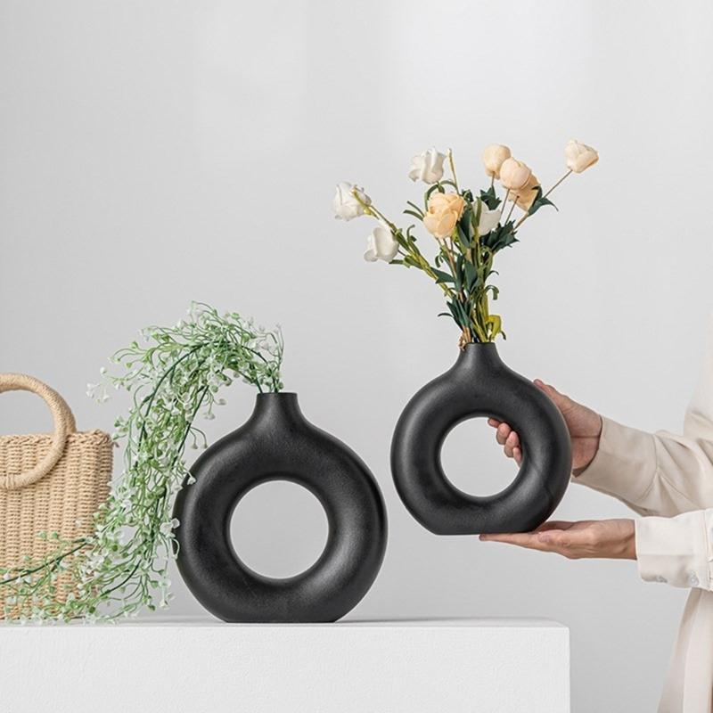 Nordic Style Circle Silicone Mold for DIY Flower Vase and Creative Decoration Versatile Silicone Mold for DIY Projects