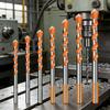 Concrete Drill Bit Four-Edge Serrated Drill Bits 1/4 Shank High Hardness Steel Metal Drill For Brick