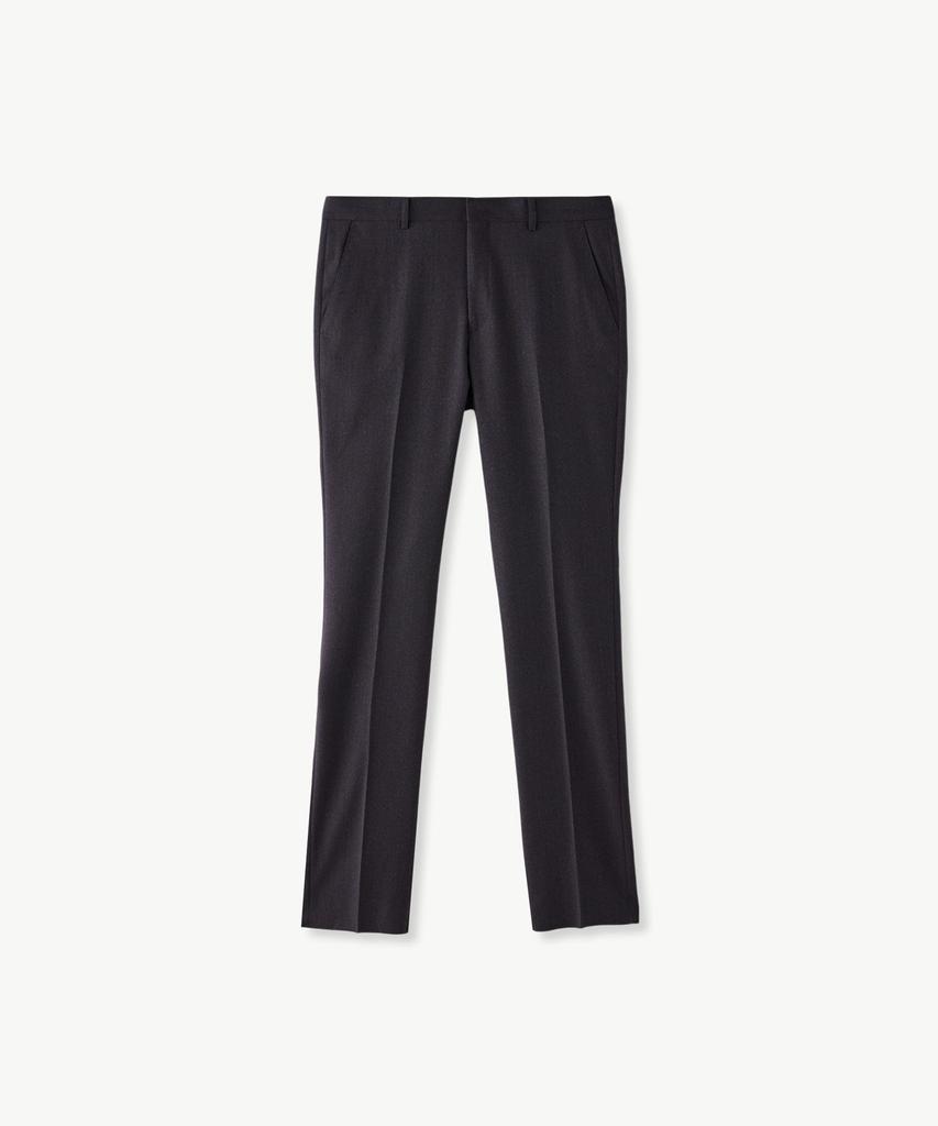 STCO Wool Solid Formal Pants_Violet (Classic Fit)_Sslxa61Csv