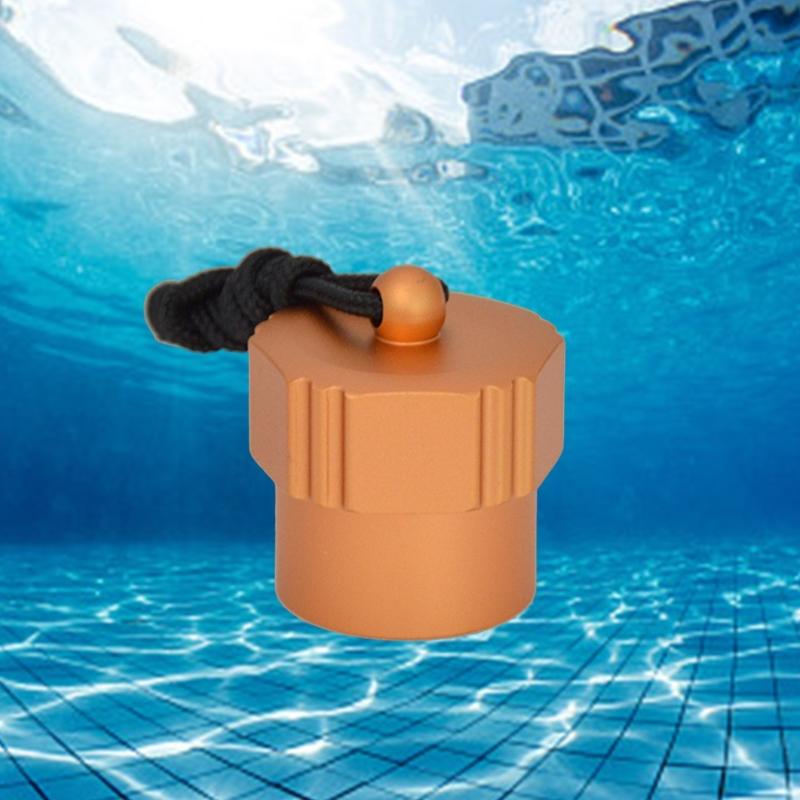 Attaching Rope Male Female Threaded Din Scubas Tanks Valves Dust Plug Protectors Caps Diving Regulator Dust Plug Caps