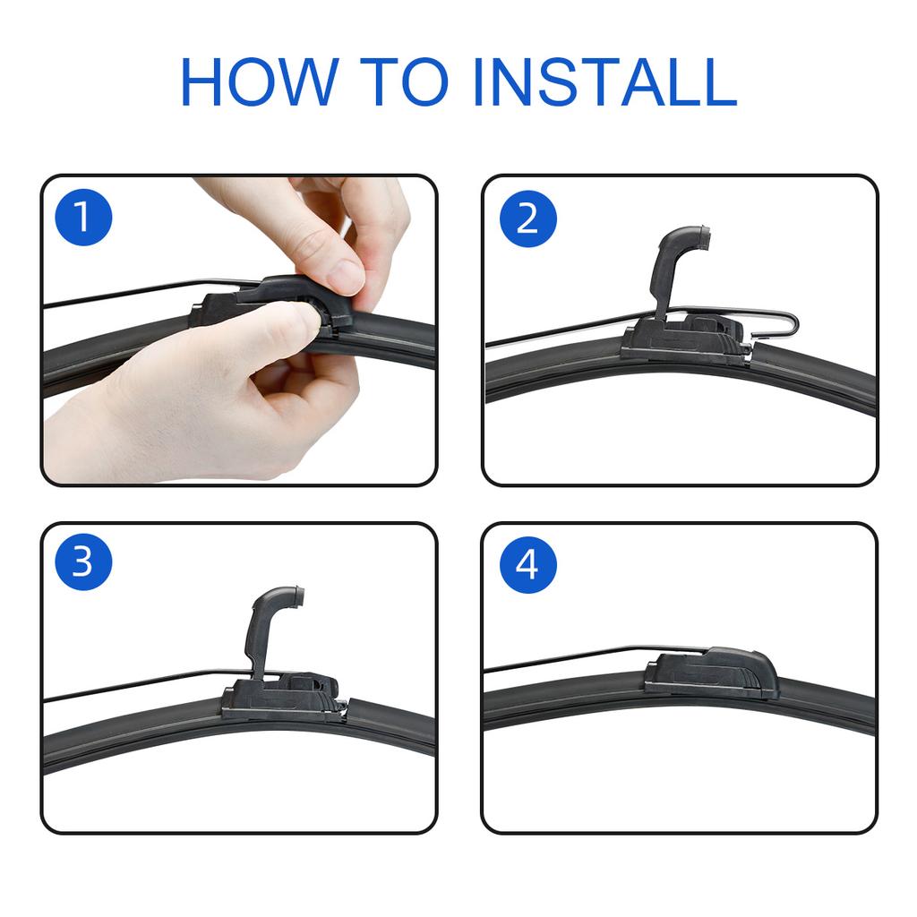 3PCS For Nissan X-Trail T32 Rogue 2 2014-2020 26"+17"+12" Front Rear Wiper Blades Windshield Windscreen Window Cutter Accessories 2017 2018 2019 2020