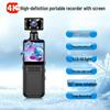 HD Screen Wearable Recorder: Portable Sports & Outdoor Camera with Back Clip