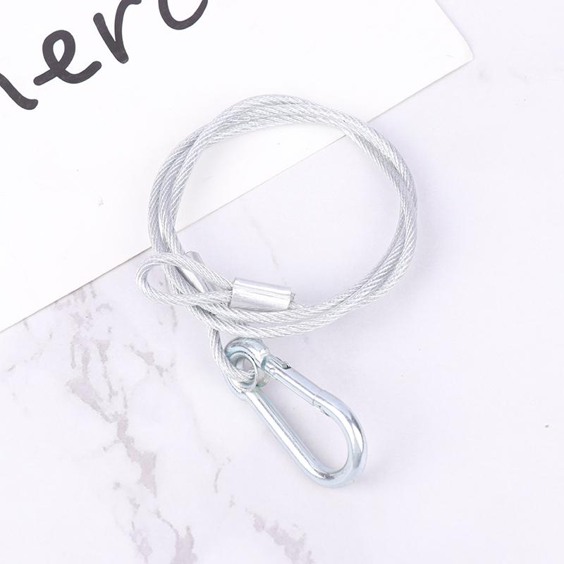 1Pc Safety Ropes Security Cable Safety Cable Steel Wire Stage Light Equipment Led Bar Light Maximum Bearing Weight 20KG