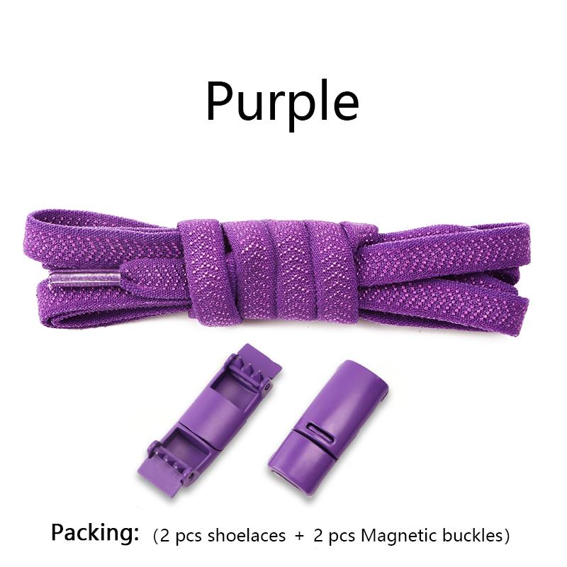 Șireturi fără legare Clips magnetic pentru șireturi Fără legături Șireturi plate elastice pentru pantofi sport Șireturi de cauciuc Șireturi elastice