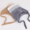 Keep warm Children Knitted Hat Cute Cat Ear Beanie Hat Cute Plush Warm Hat  Boy Girl