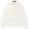 Fleece Polo Shell Men Tops Cream 192BT244392F