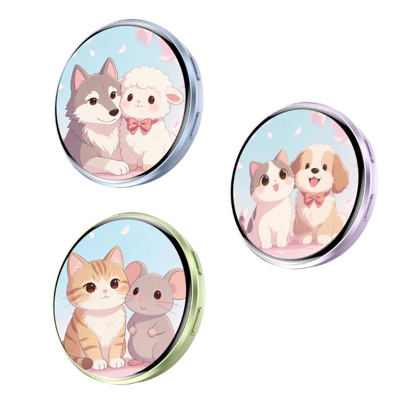 Customizable Electronic Badges Touch Control Animes Themed Backpacks Pin Decorative Accessories for Commuting Travel and School