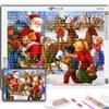 5D-Diamantgemälde zum Selbermachen, Kreuzstich, Weihnachtsbaum, Weihnachtsmann, Schneemann, Diamantstickerei, Mosaik, Wandkunst, Heimdekoration