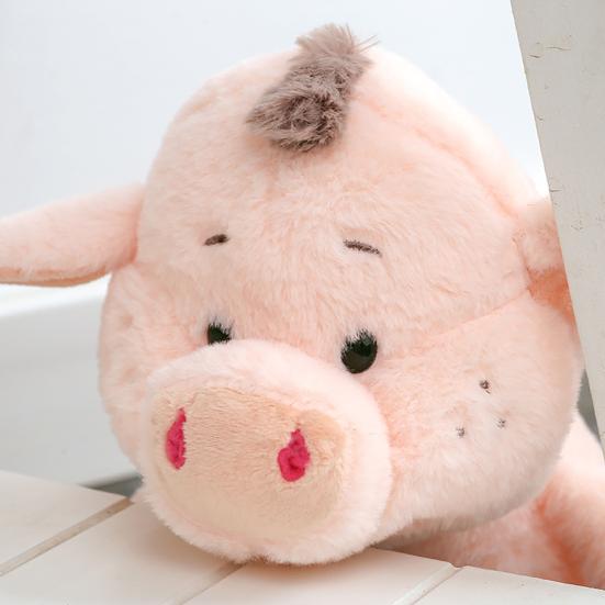 Peluche Maialino Cartone Animato Peluche Rosa Maialino Giocattolo Animale Simulazione Bambola Decorazione Casa Soggiorno Camera da Letto Regalo di Compleanno per Bambini Ragazze